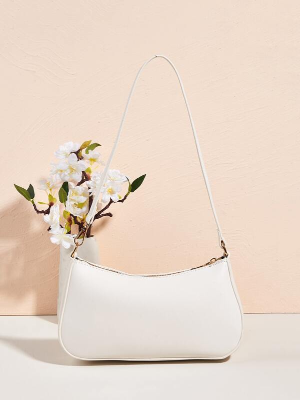 Underarm Single Strap Baguette Bag
