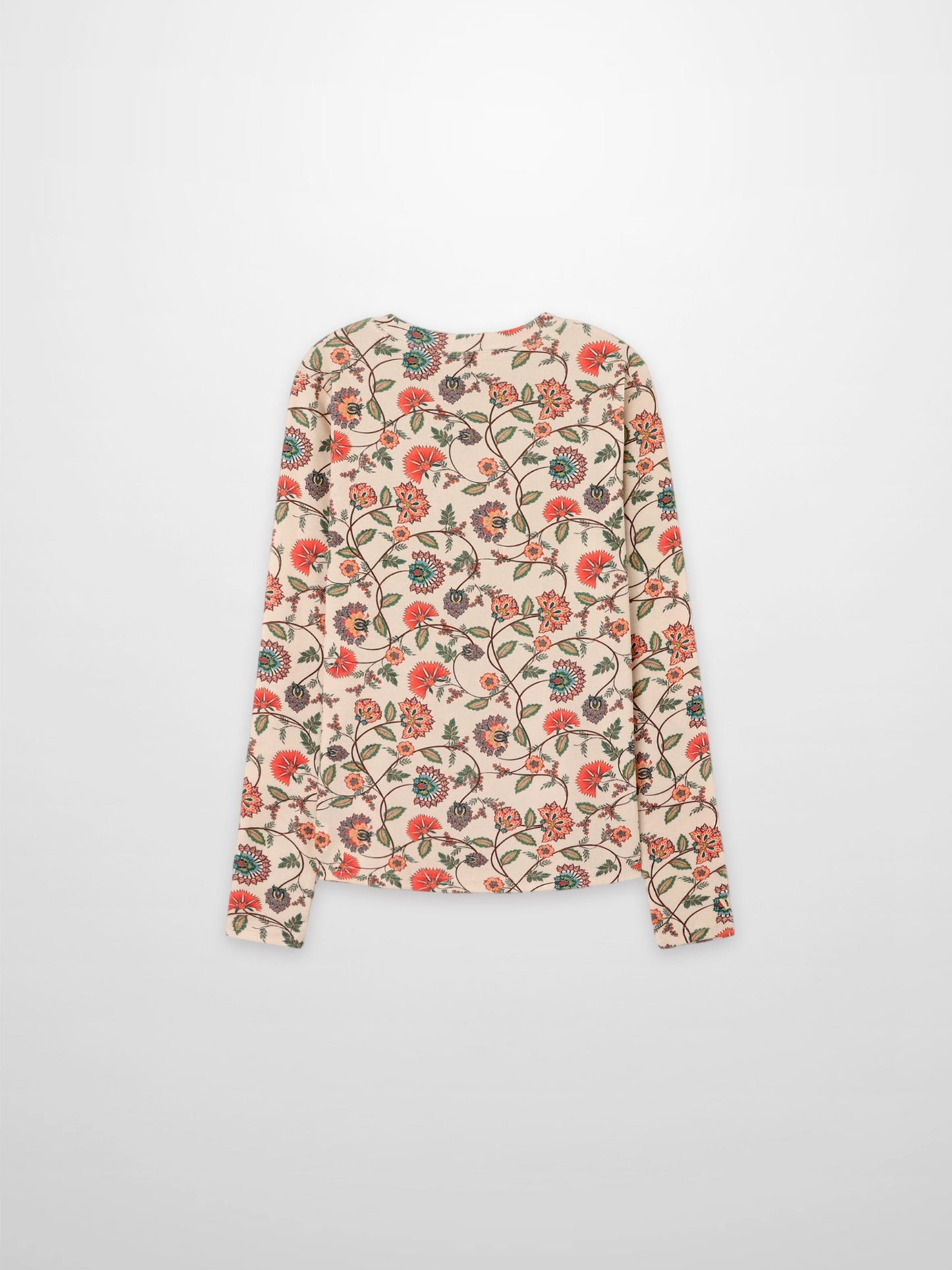 Basic Printed T-shirt-Paisley Floral-3