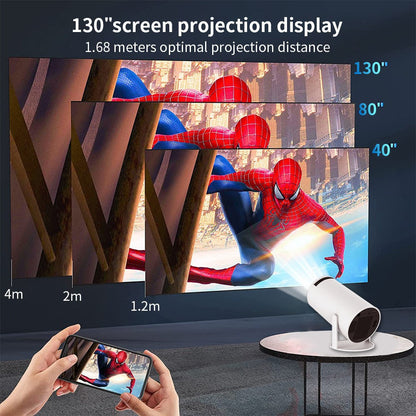Portable HD Projector with Wireless Screen Sharing