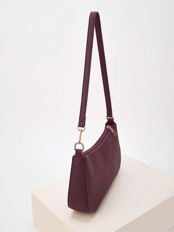 Underarm Single Strap Baguette Bag