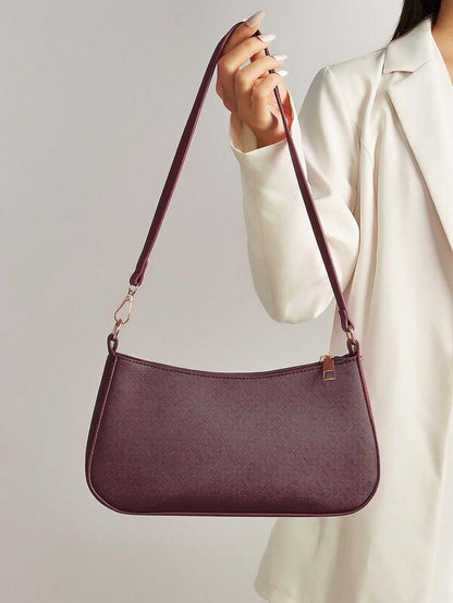 Underarm Single Strap Baguette Bag
