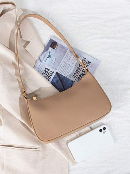 Underarm Single Strap Baguette Bag