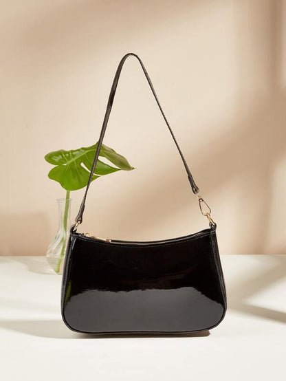 Underarm Single Strap Baguette Bag