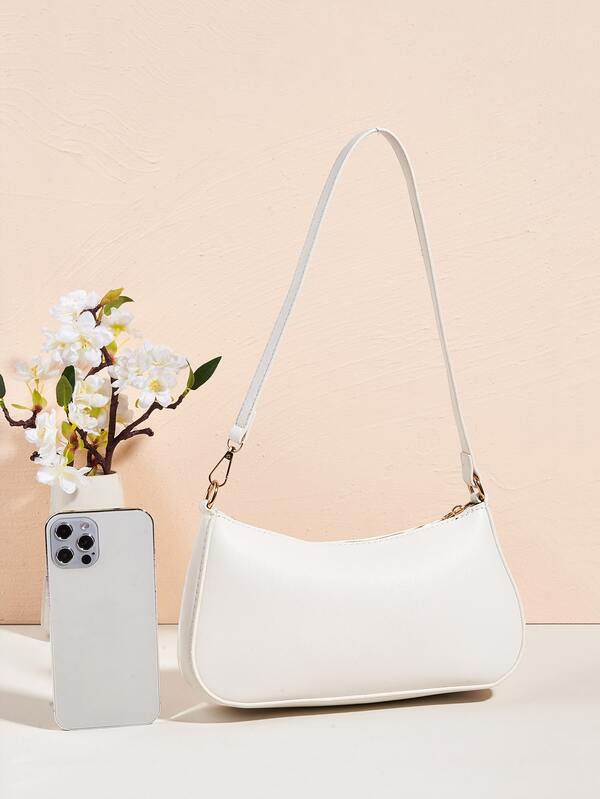 Underarm Single Strap Baguette Bag