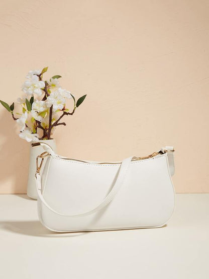 Underarm Single Strap Baguette Bag