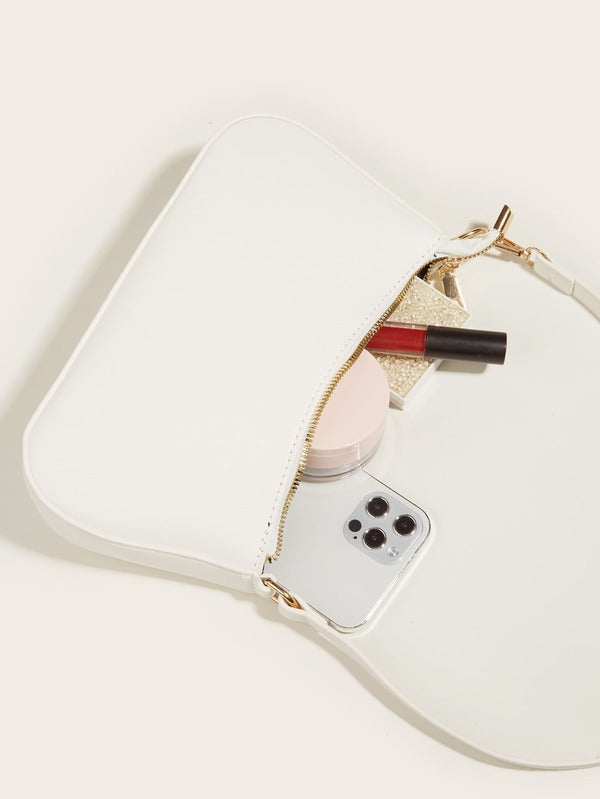 Underarm Single Strap Baguette Bag