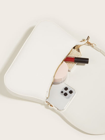 Underarm Single Strap Baguette Bag