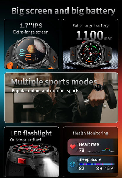 2026 New 1100mah AMOLED Smart Watch