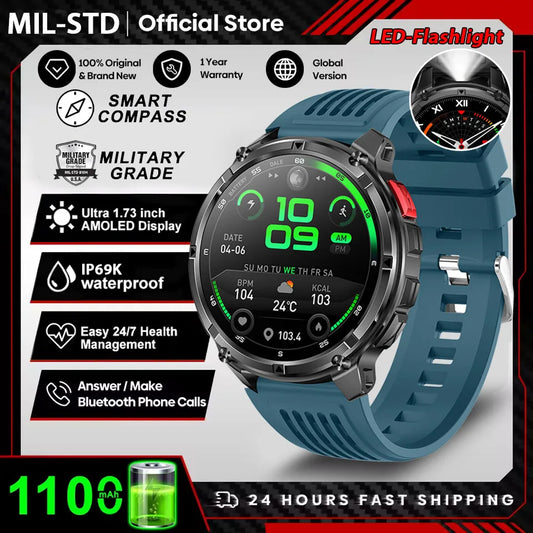 2026 New 1100mah AMOLED Smart Watch