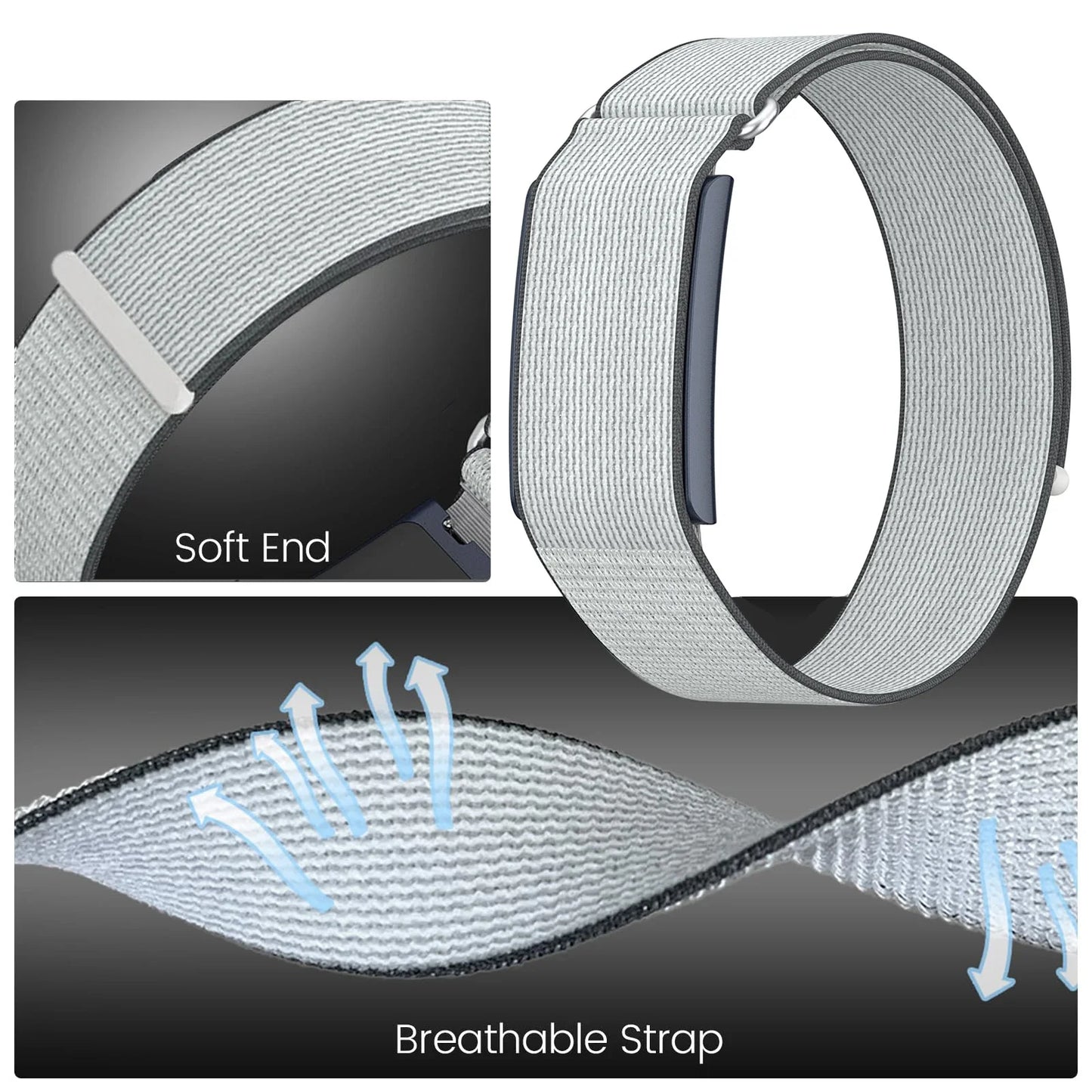 Nylon Replacement Band Compatible with Amazfit Helio Strap