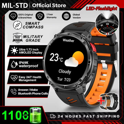 2026 New 1100mah AMOLED Smart Watch