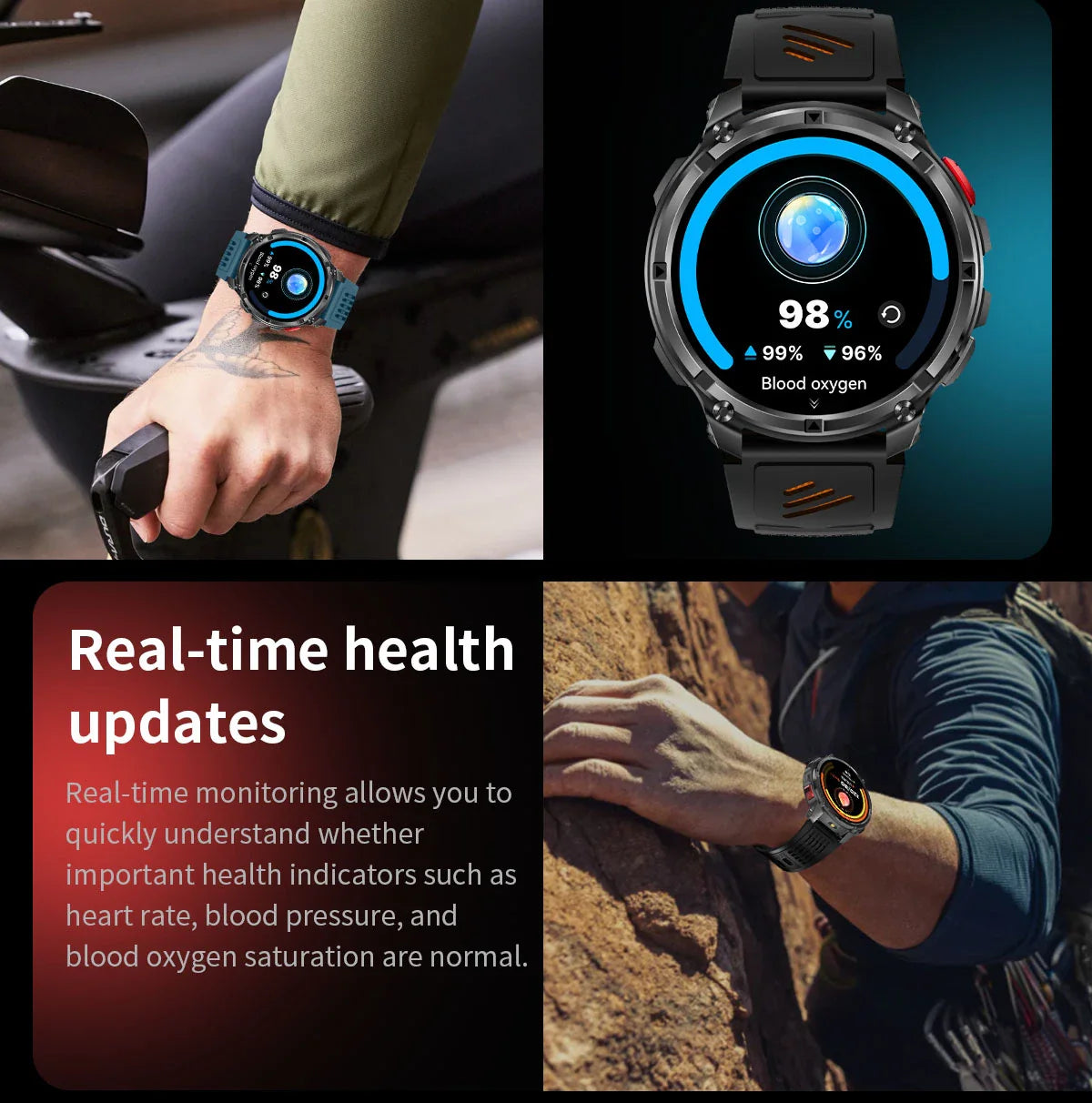 2026 New 1100mah AMOLED Smart Watch